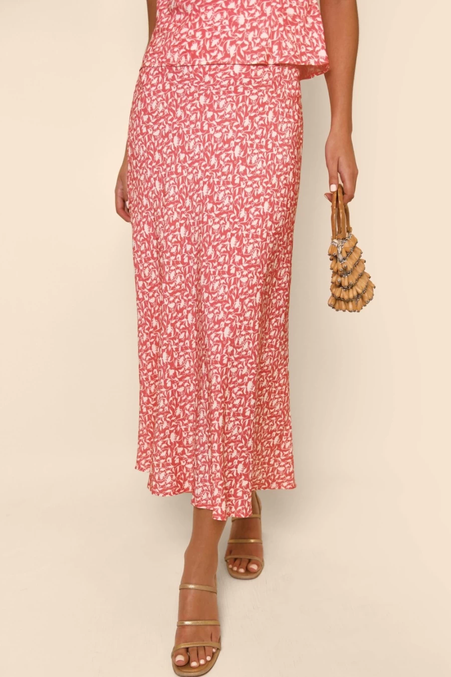 RIXO Women's Kelly Dress in Lily Trail Rose - Floral Print Summer Dress