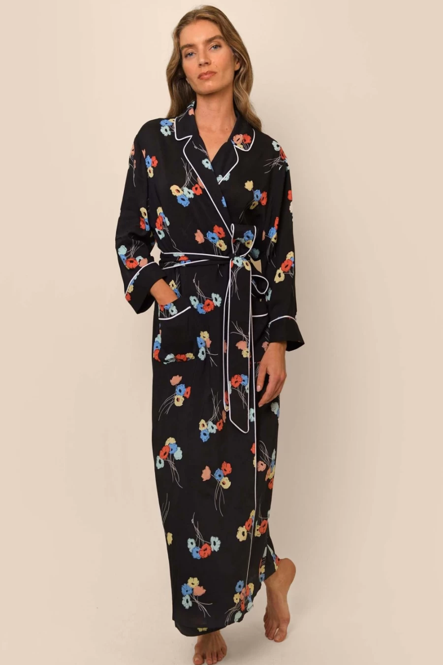 RIXO Women's Marta Dress in Multi Carnation Print - Stylish Floral Pattern Summer Dress