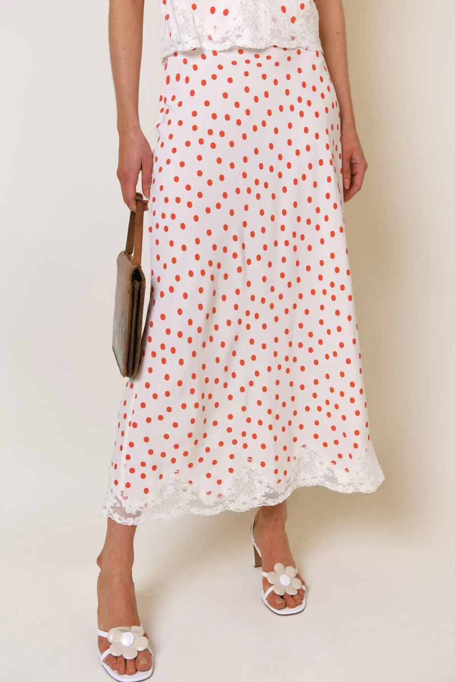 RIXO Women's Red Flamenco Spot Crystal Print Dress - Elegant Floral Pattern & Vibrant Colors