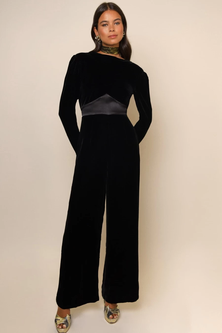 RIXO Beatrix Black Dress for Women - Elegant & Stylish